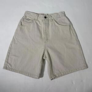 vintage 90s lee cream denim shorts